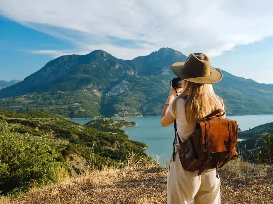 Reisefotografie Workshop mit Blick auf Alpenlandschaft